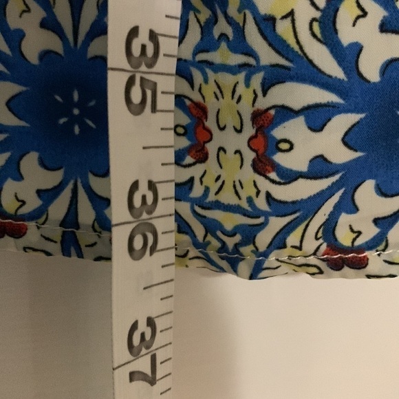 Paper Crane Blue and Beige Midi Dress - Picture 11 of 15